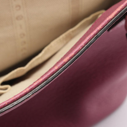 Gucci Tote Bag Interlocking G Pink Purple Leather — view 6