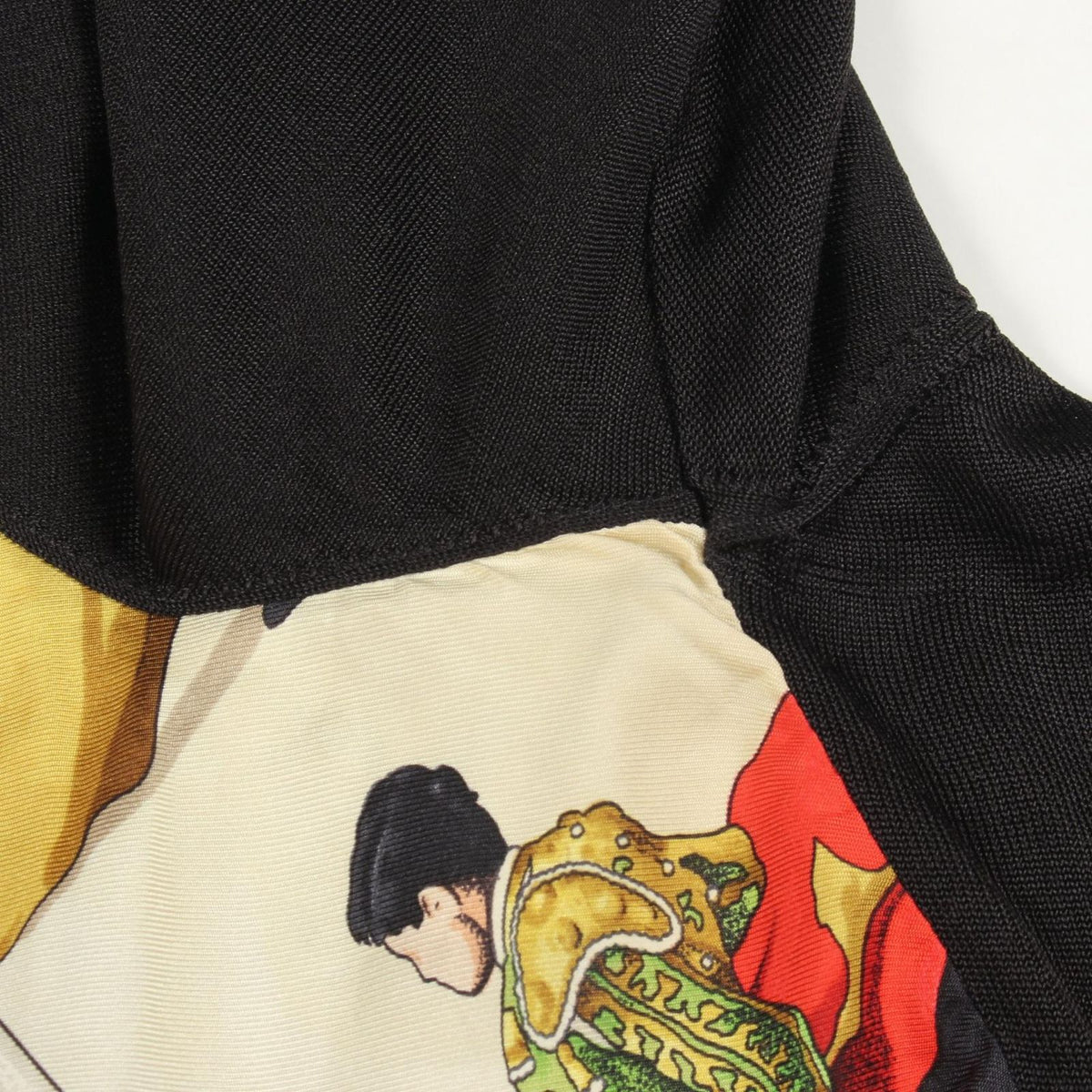 Hermes Knit Plaza de Toros Contrast Short Sleeve Silk Sweater — view 6