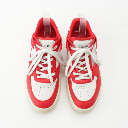 Celine Leather Low-Cut Sneakers Red — view 2