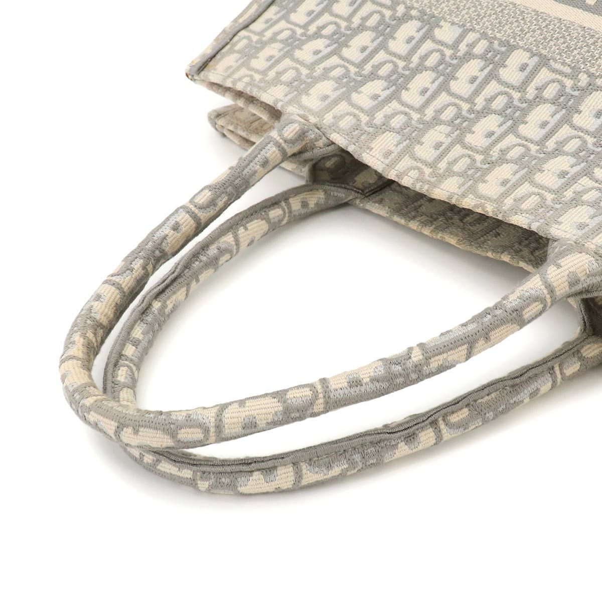 Dior Oblique Book Tote Bag Canvas Gray — view 5