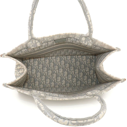 Dior Oblique Book Tote Bag Canvas Gray — view 6