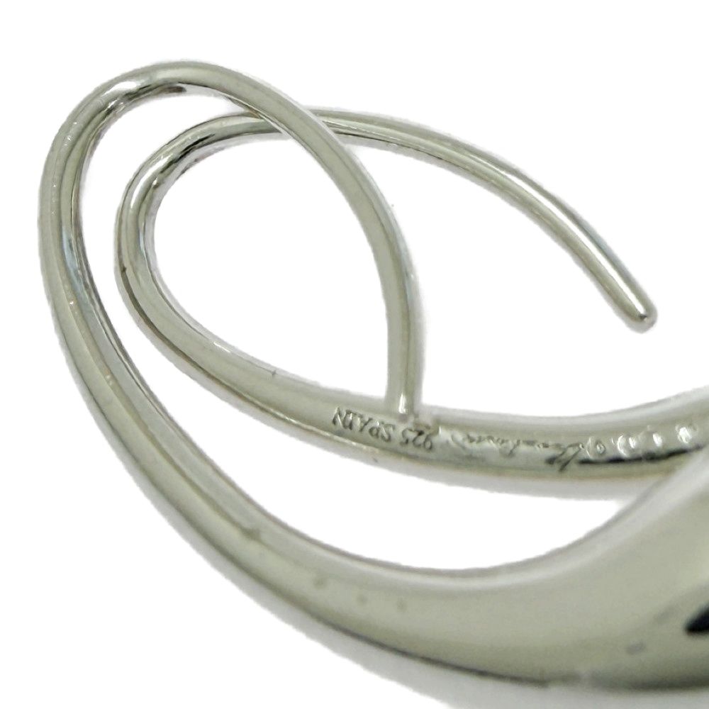 Tiffany & Co Silver Teardrop Hook Earrings — view 7