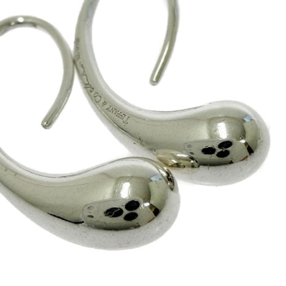 Tiffany & Co Silver Teardrop Hook Earrings — view 6