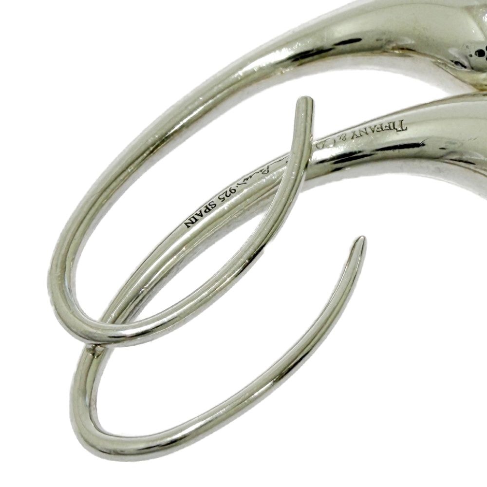 Tiffany & Co Silver Teardrop Hook Earrings — view 5