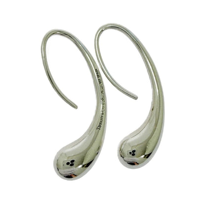 Tiffany & Co Silver Teardrop Hook Earrings — view 2