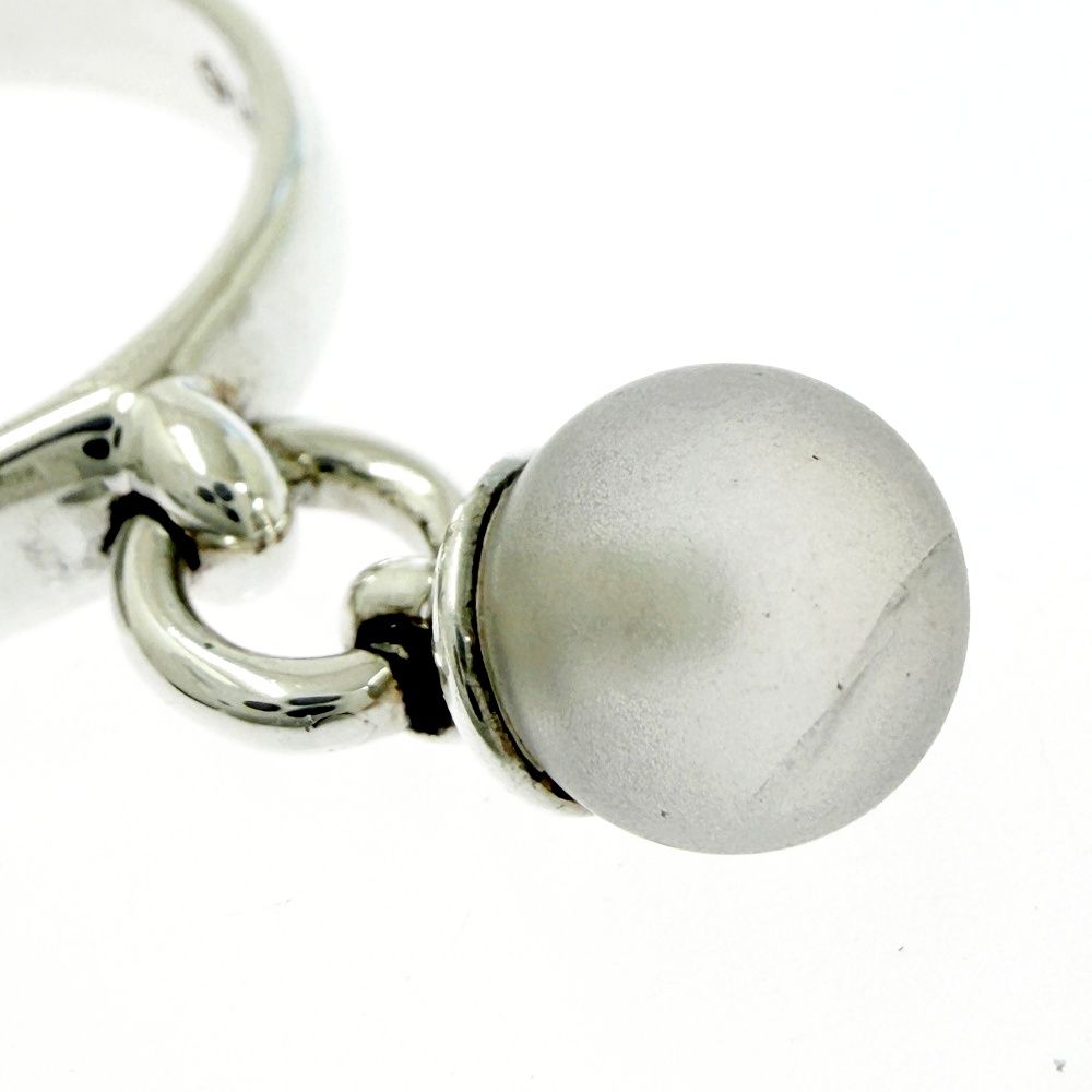 Tiffany & Co Silver Ball Dangle Ring — view 8