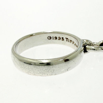 Tiffany & Co Silver Ball Dangle Ring — view 3
