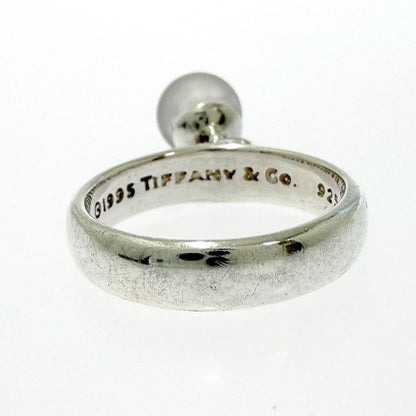 Tiffany & Co Silver Ball Dangle Ring — view 4