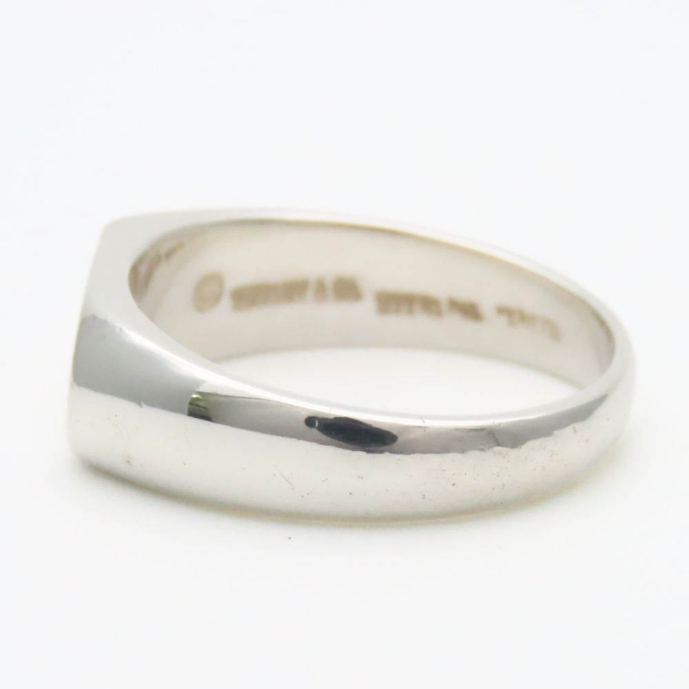 Tiffany & Co Ring Signet Heart Sterling Silver Elsa Peretti — view 3