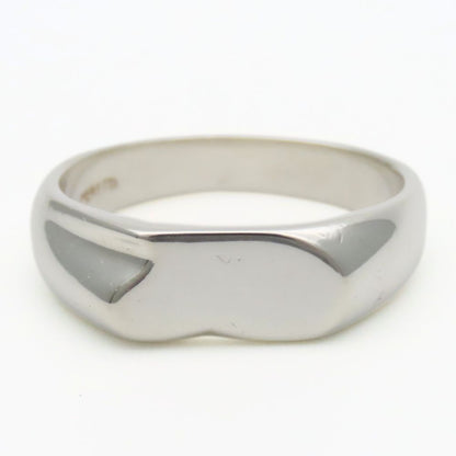Tiffany & Co Ring Signet Heart Sterling Silver Elsa Peretti — view 2