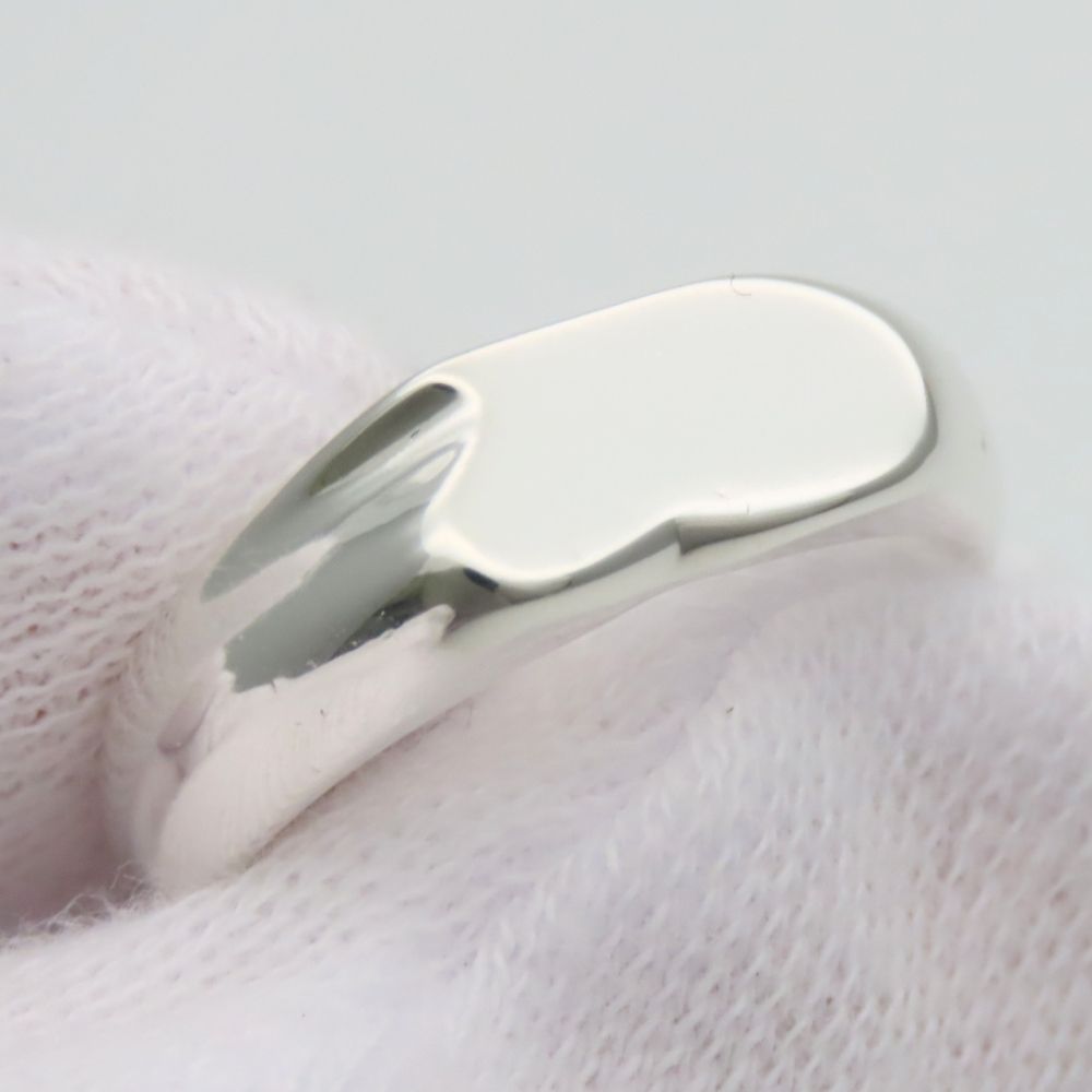 Tiffany & Co Ring Signet Heart Sterling Silver Elsa Peretti — view 6