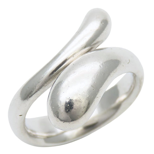 Tiffany & Co Ring Elongated Teardrop 925 Sterling Silver Elsa Peretti
