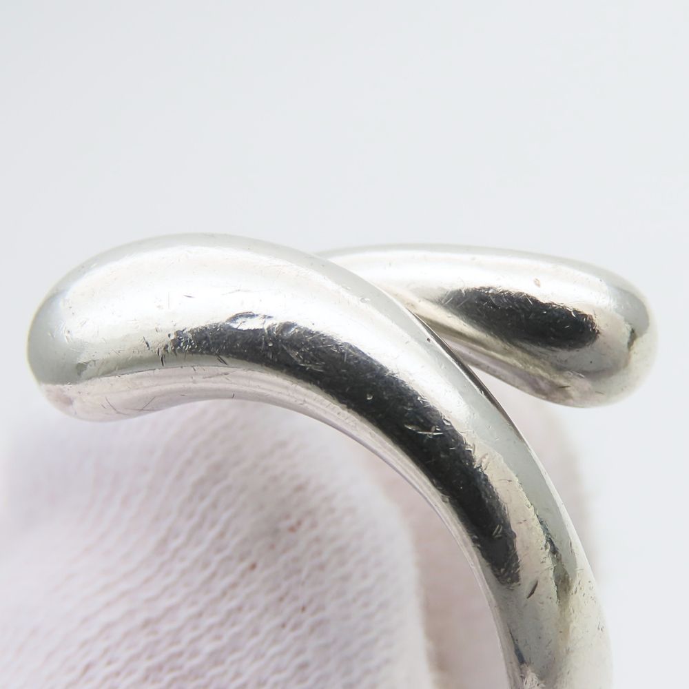 Tiffany & Co Ring Elongated Teardrop 925 Sterling Silver Elsa Peretti — view 6