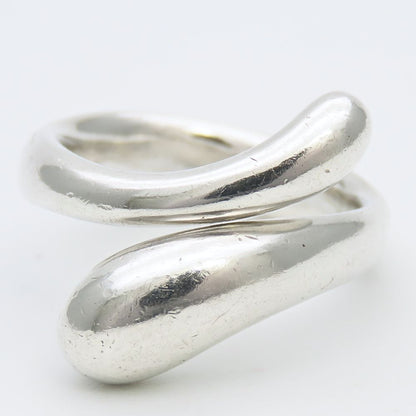 Tiffany & Co Ring Elongated Teardrop 925 Sterling Silver Elsa Peretti — view 2