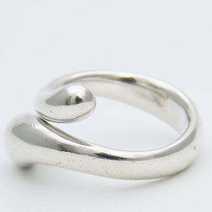Tiffany & Co Ring Elongated Teardrop 925 Sterling Silver Elsa Peretti — view 4