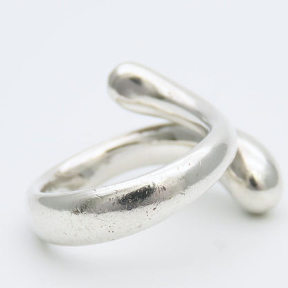 Tiffany & Co Ring Elongated Teardrop 925 Sterling Silver Elsa Peretti — view 3