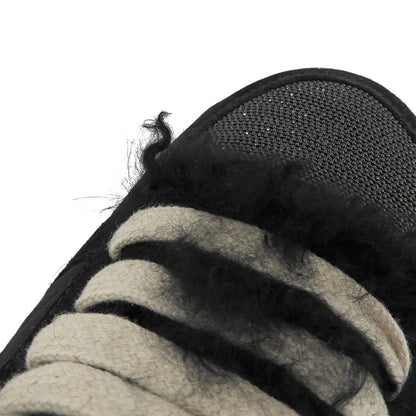 Brunello Cucinelli Moni Less Suede Sneakers Black 36.5 — view 5