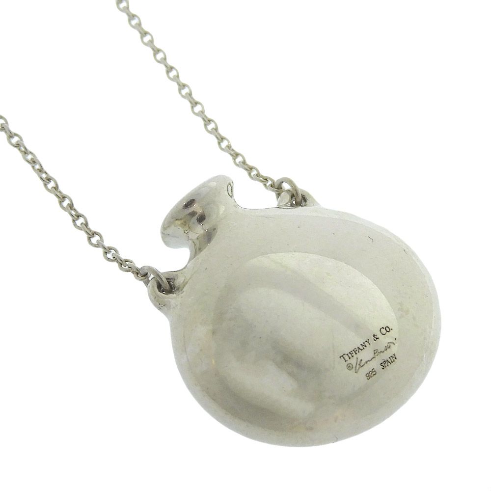Tiffany & Co Perfume Bottle Long Chain Necklace Silver — view 3