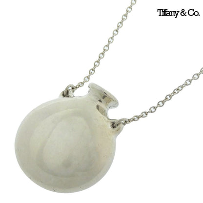 Tiffany & Co Perfume Bottle Long Chain Necklace Silver