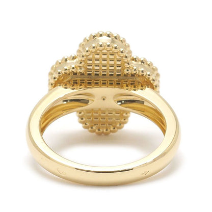 Van Cleef & Arpels Vintage Alhambra Guilloche Ring — view 4