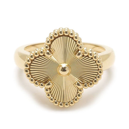Van Cleef & Arpels Vintage Alhambra Guilloche Ring — view 2