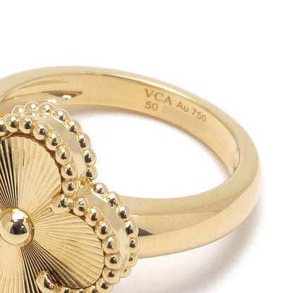 Van Cleef & Arpels Vintage Alhambra Guilloche Ring — view 5