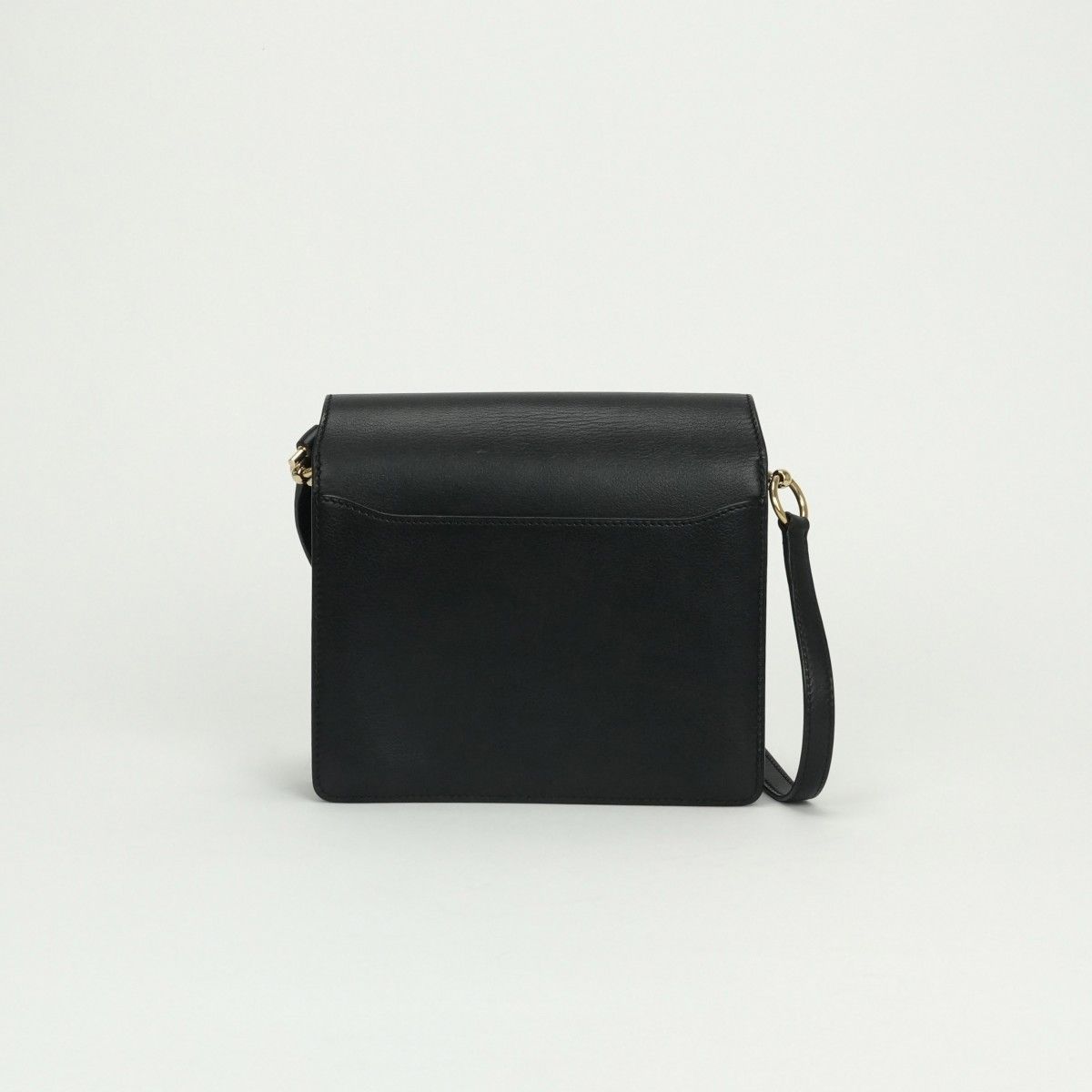 Hermes Sac Roulis Mini Shoulder Bag Color Noir Blue Indigo Black Navy — view 3