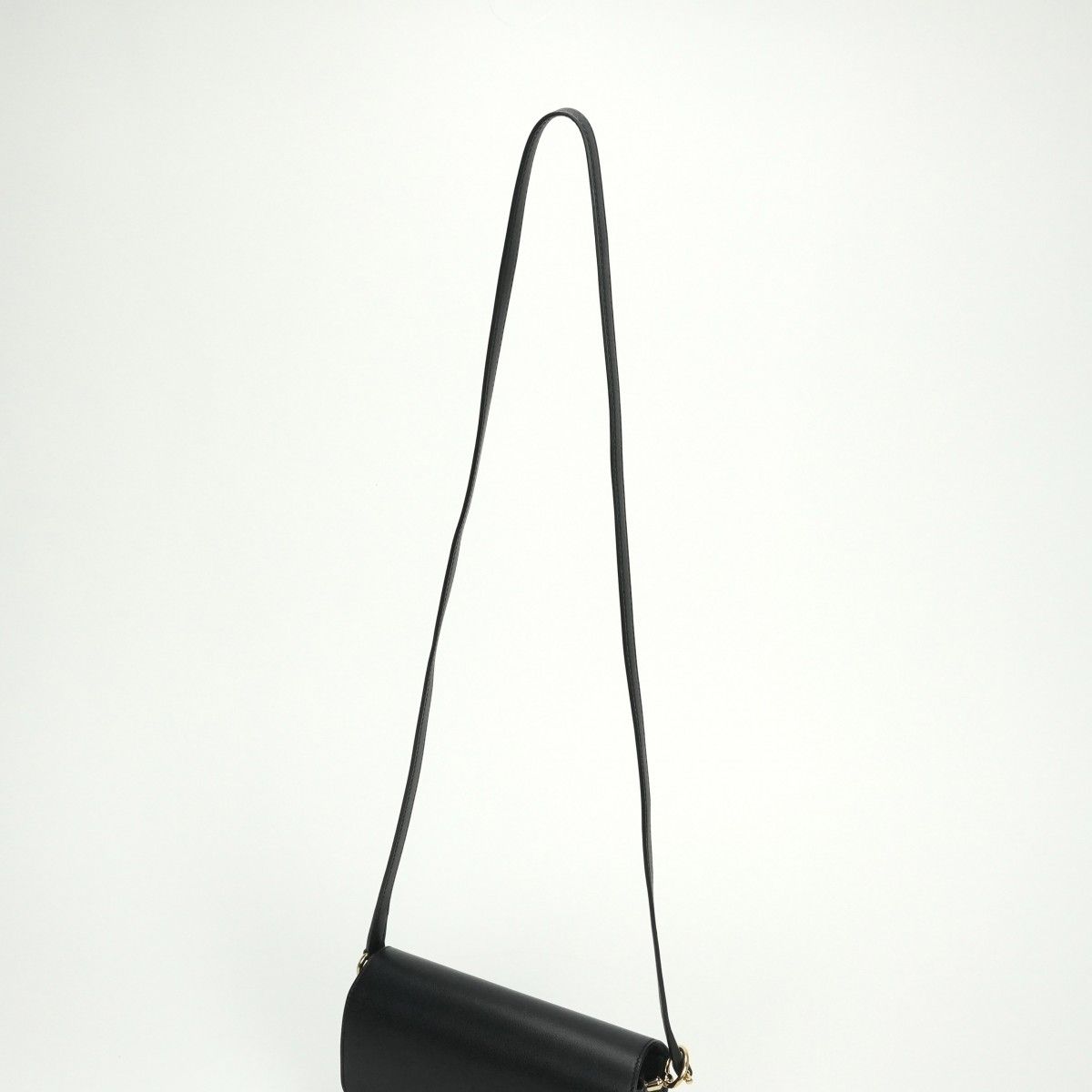 Hermes Sac Roulis Mini Shoulder Bag Color Noir Blue Indigo Black Navy — view 4