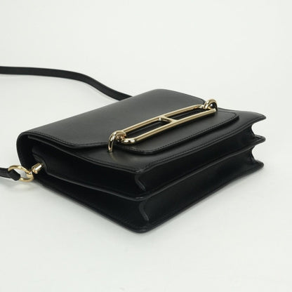 Hermes Sac Roulis Mini Shoulder Bag Color Noir Blue Indigo Black Navy — view 6