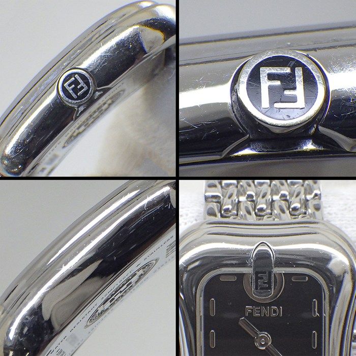 Fendi Watch Be Orologi Motif Black Dial SS Quartz Analog — view 6