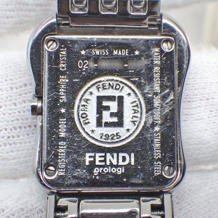 Fendi Watch Be Orologi Motif Black Dial SS Quartz Analog — view 4