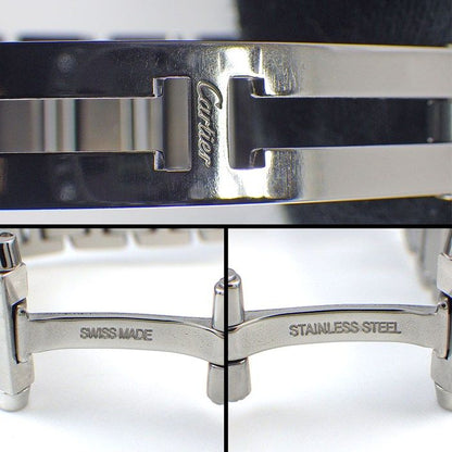 Cartier Watch Tank Francaise SM 11 Points Diamond Index Square Guilloche Silver — view 5