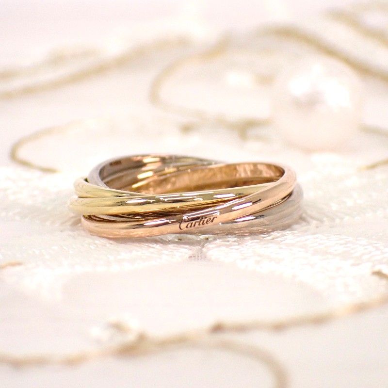 Cartier Trinity Ring 49 Rows Gold
