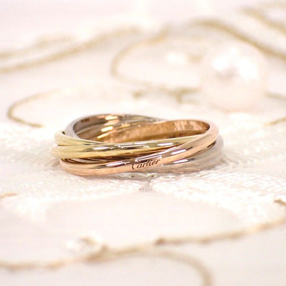 Cartier Trinity Ring 49 Rows Gold