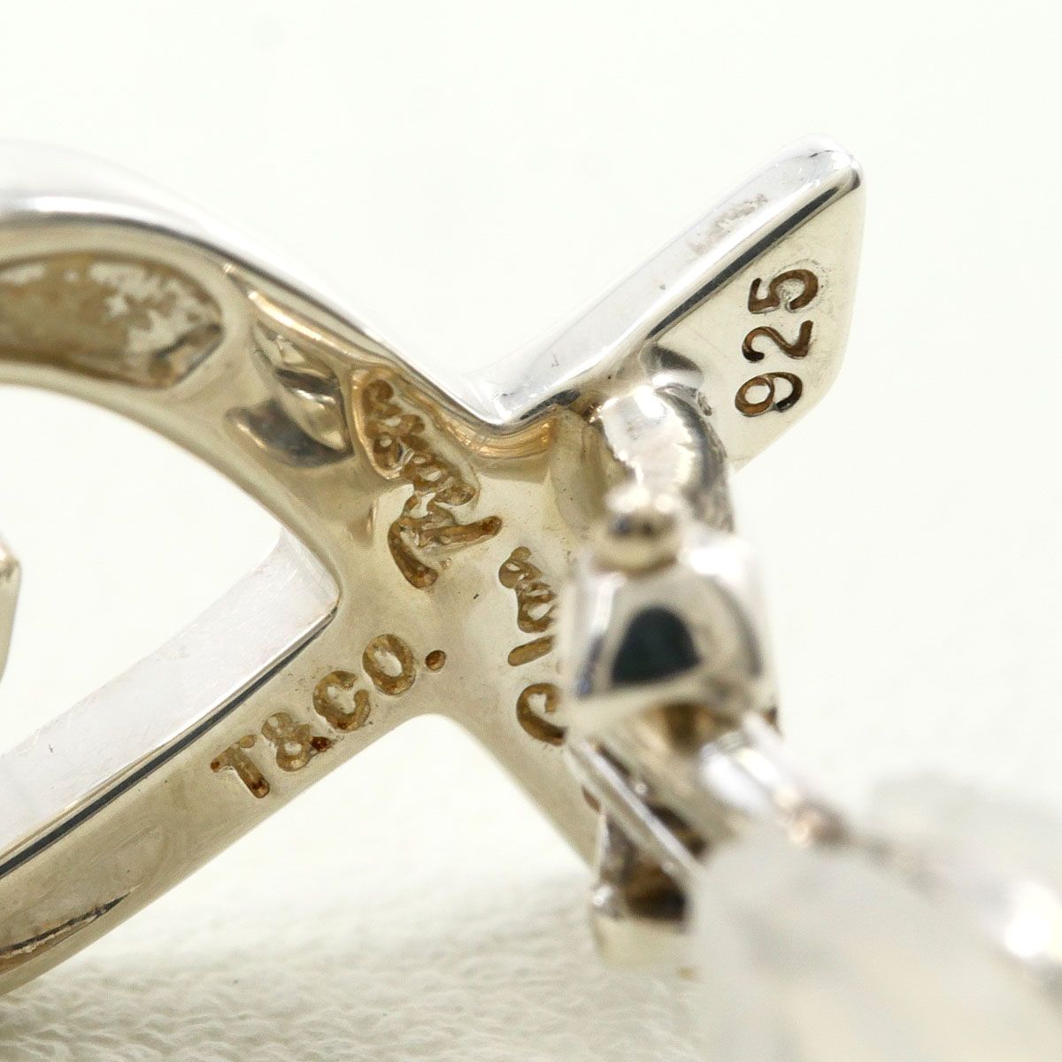 Tiffany & Co Loving Heart 925 Sterling Silver Earrings Clip — view 4