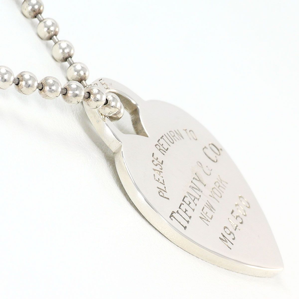 Tiffany & Co Heart Tag Silver Necklace 86 — view 2