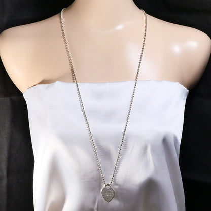 Tiffany & Co Heart Tag Silver Necklace 86 — view 6