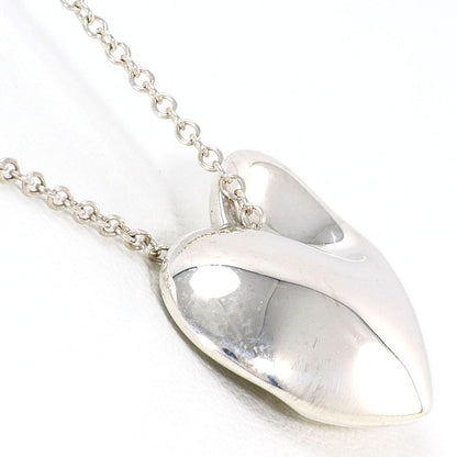 Tiffany & Co Fold Heart 925 Sterling Silver Necklace 40 — view 2