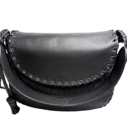 Dior Handbag Shoulder Whipstitch Leather Hobo Full Lace — view 7