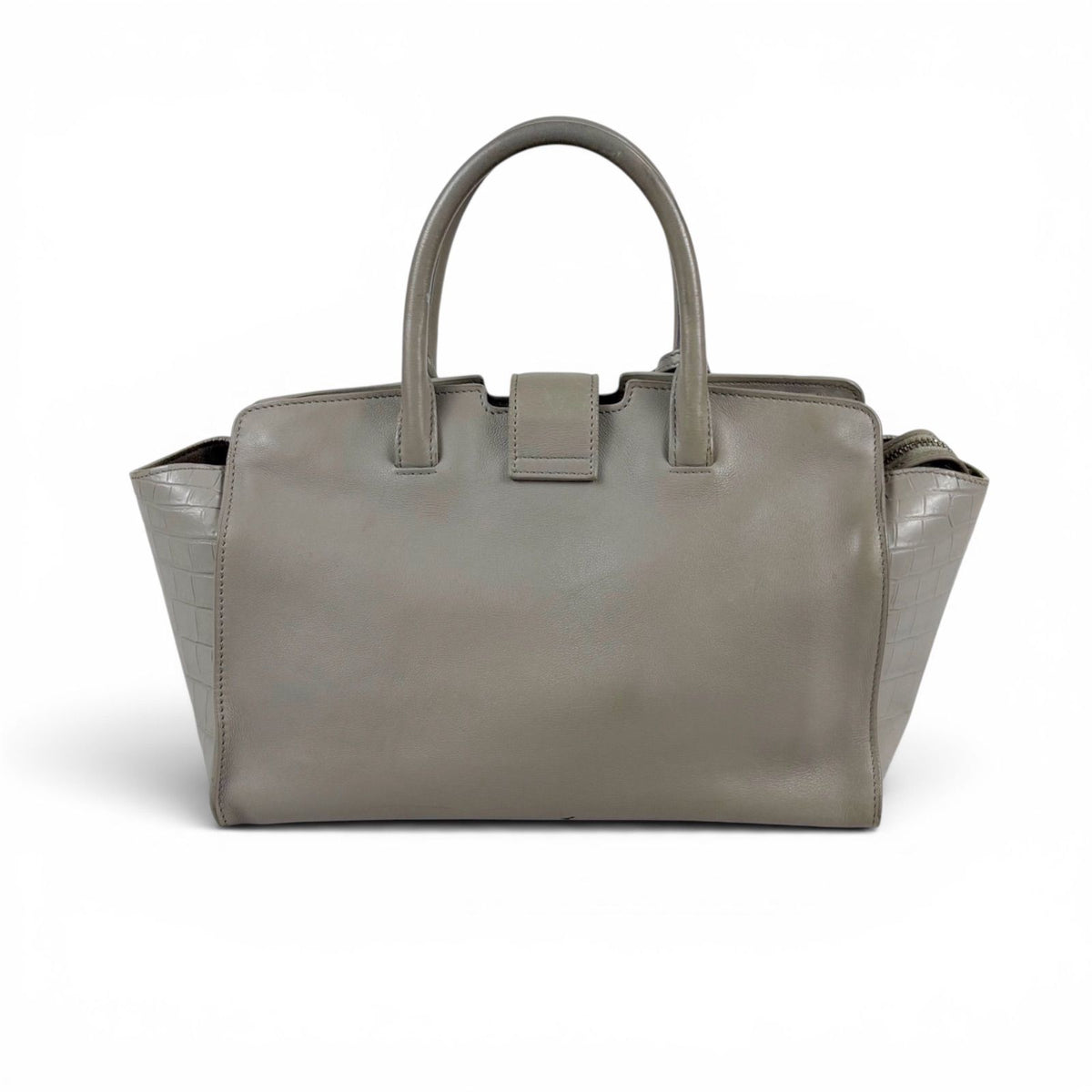 Saint Laurent Paris Baby Downtown Cabas Croco Handbag — view 2