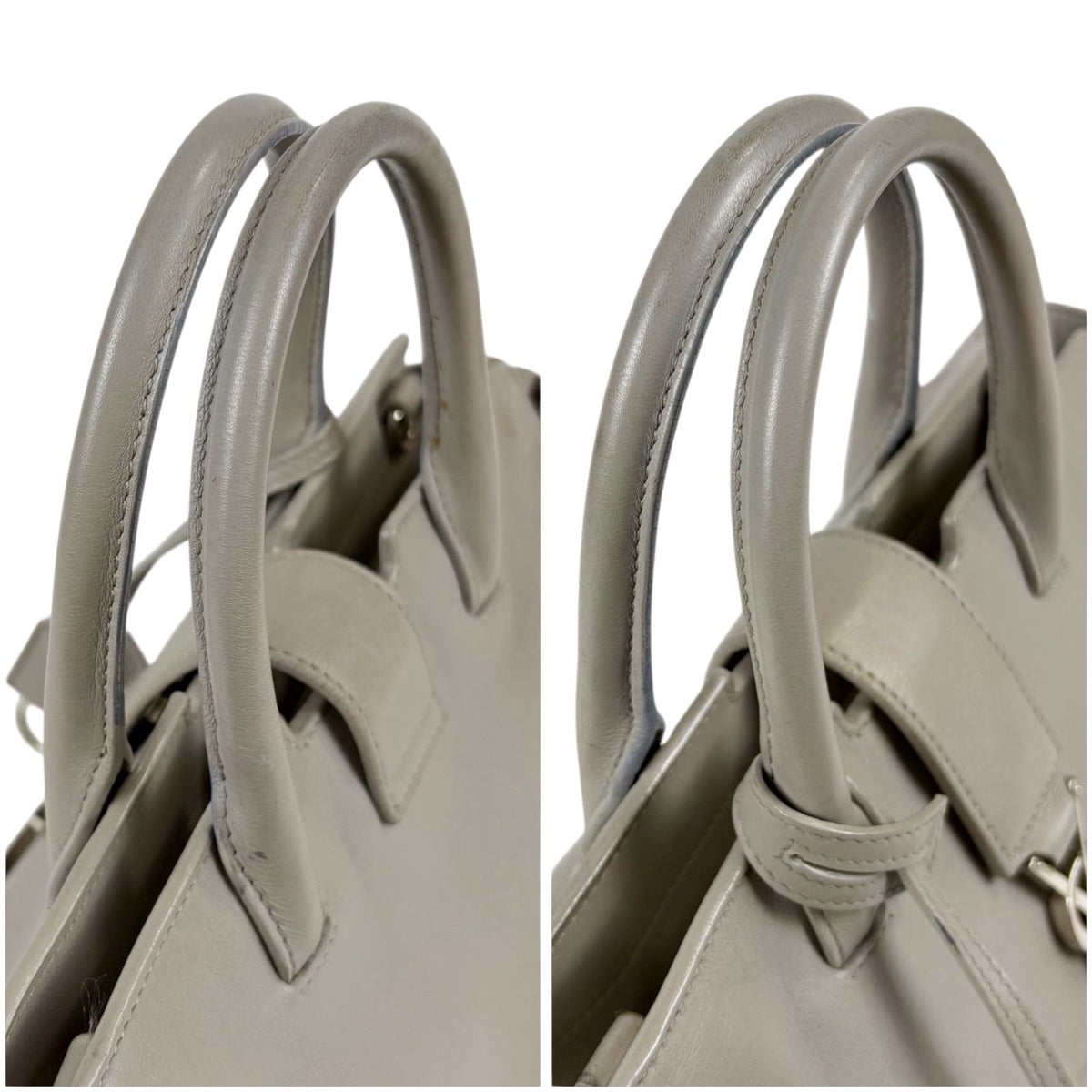 Saint Laurent Paris Baby Downtown Cabas Croco Handbag — view 6