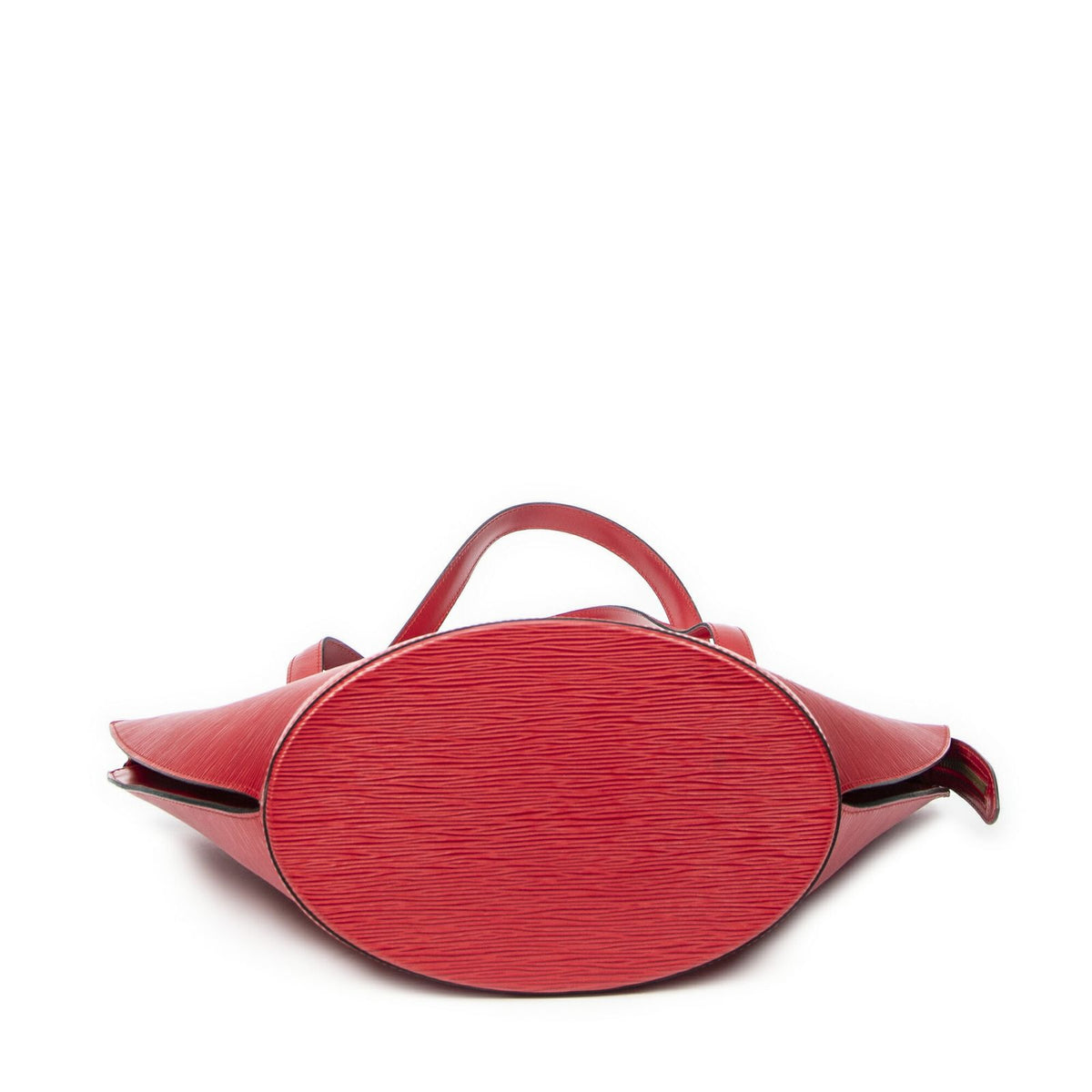 Louis Vuitton Saint Jacques Shopping Red Epi Messenger Bag — view 6
