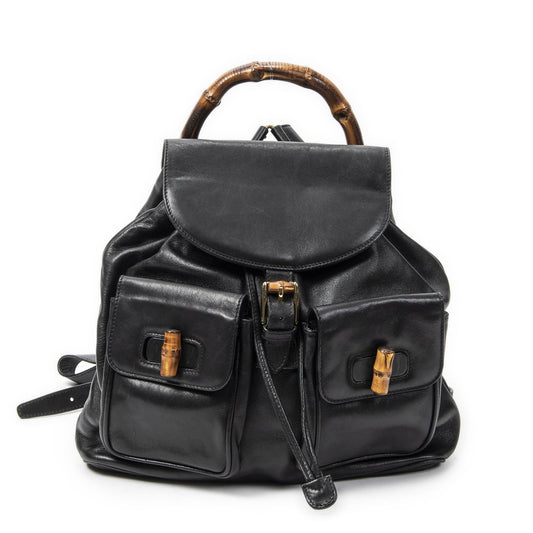 Gucci Rajibanbu Backpack Black Smooth Calfskin