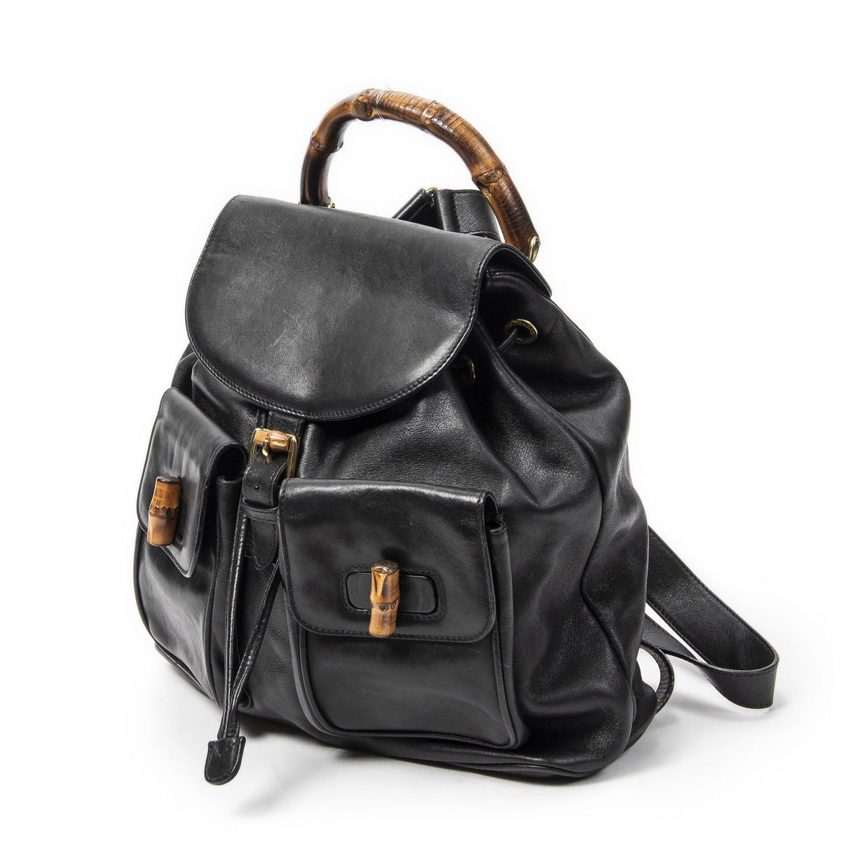 Gucci Rajibanbu Backpack Black Smooth Calfskin — view 2