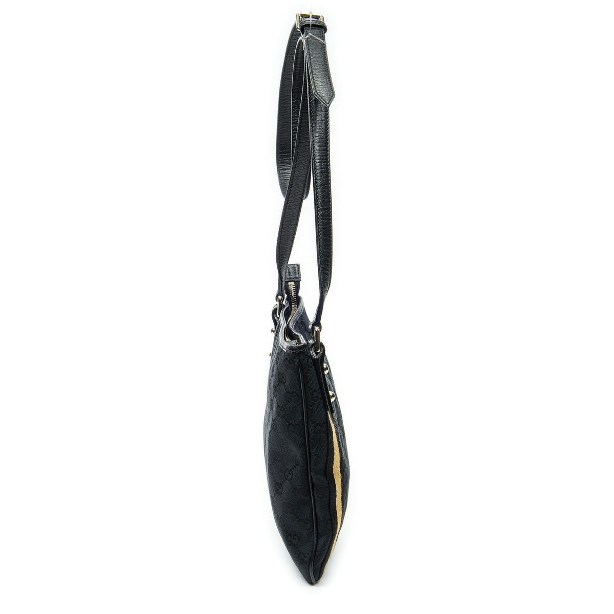 Gucci Web Jolique Crossbody Black GG Canvas — view 4