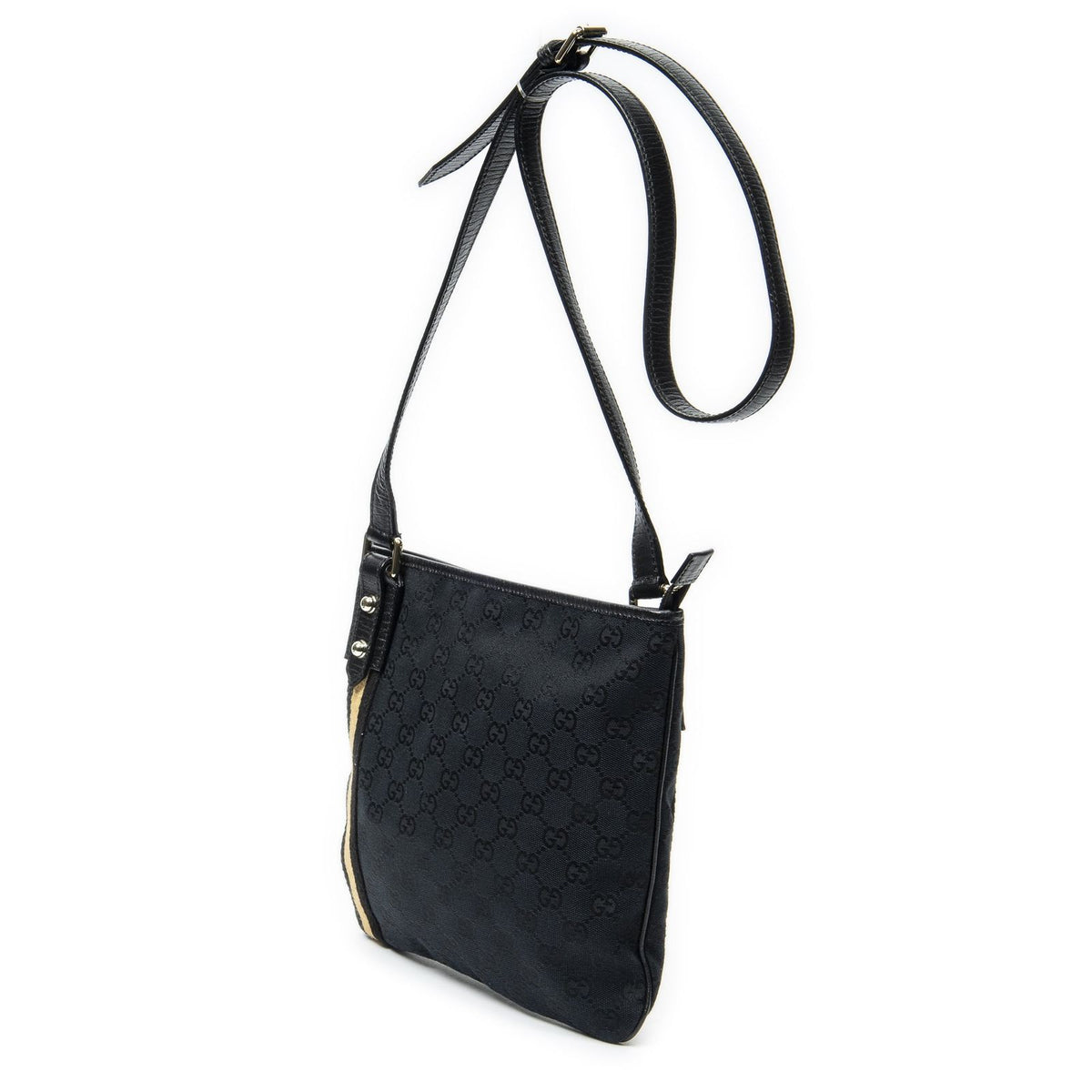 Gucci Web Jolique Crossbody Black GG Canvas — view 2