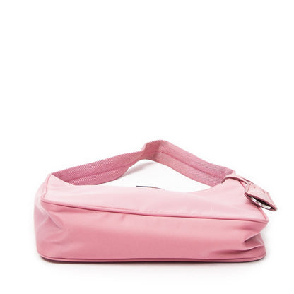 Prada Mini Zip Hobo Pink Nylon Canvas — view 6