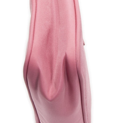Prada Mini Zip Hobo Pink Nylon Canvas — view 8
