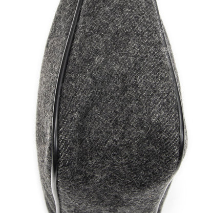 Prada Sport Hobo Gray Wool Canvas — view 7