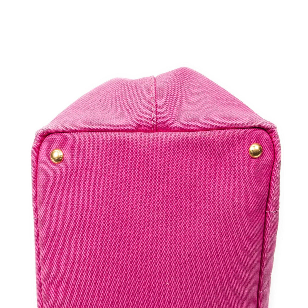 Prada Canapa Tote Bag Pink Canvas — view 7
